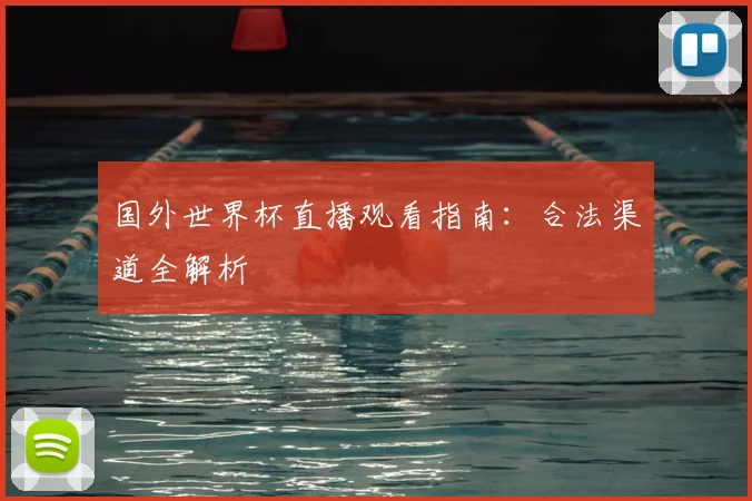 国外世界杯直播观看指南：合法渠道全解析